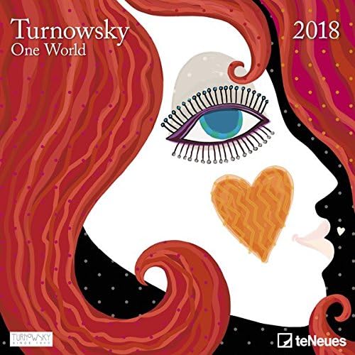 2018 Turnowsky Calender - teNeues Grid Calendar- Art Calender - 30 x 30 cm