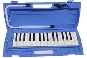 Alysée - Melodica 32 tasti MH32-BL - azzurra - Strumenti Musicali a Fiato, Melodica Scuola Media con 32 Tasti Compatta Facile da Trasportare