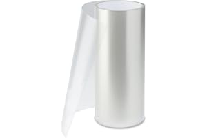 FALINGO Ruban adhésif sous-marin, ruban d'étanchéité, ruban de réparation pour piscine, tente, bâche, gouttière, bateau gonflable, colle acrylique (20 cm x 150 cm, Transparent)