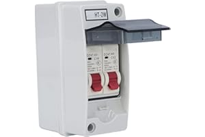 YWBL-WH 2 Way Miniature Circuit Breaker MCB Distribution Box IP65 Waterproof Rating for Consumer Unit Installations