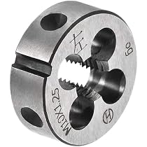 Filière M10 X 1.25 Gauche – Filière Ronde Main / Machine En Acier Allié – Filetage Précis Et Durable !