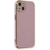 Microsonic Kılıf Apple iPhone 15 Plus i&ccedil;in Olive Plated Lila [iPhone 15 Plus ile Uyumlu Kılıf - Lila]