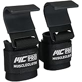 MuscleCloth Lifting Hooks Ağırlık Kaldırma Kancası Siyah