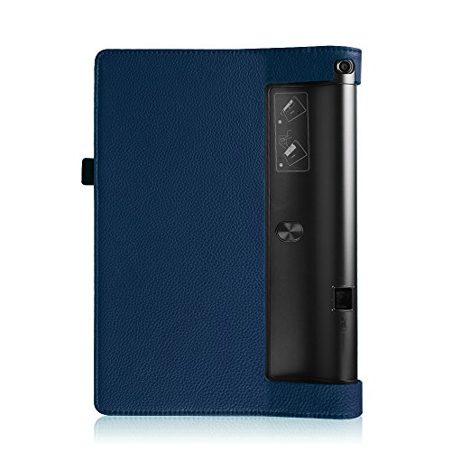Fintie Lenovo Yoga Tab 3 Plus / Yoga Tablet 3 Pro Hülle – Folio Premium Kunstleder Schutzhülle Tasche Cover mit Standfunktion für Lenovo Yoga Tab 3 Plus / Lenovo Yoga Tablet 3 Pro 25,6 cm (10,1 Zoll) Tablet-PC (Not für Lenovo Yoga Tab 3 10), Marineblau - 7