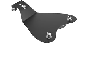 Motorcykel Seat Bottenplatta Basplatta Base Pan Stål Svart Passar för Chopper Bobber Custom