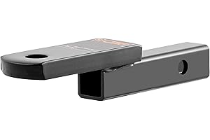 CURT 45018 Class 1 Trailer Hitch Ball Mount, Fits 1-1/4-Inch Receiver, 2,000 lbs, 3/4-Inch Hole, 1-1/4-In Drop, 5/8-Inch Rise