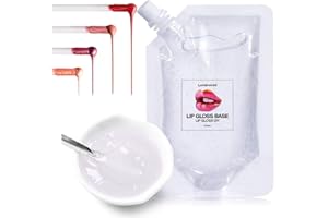 Yalatan Lip Gloss Base, Lip Gloss Base Oil Material Lip Makeup Primers, DIY Handmade Lip Balms, Non-Stick Lipstick