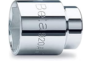 Beta 920A 12 - Chiavi a bussola con attacco quadro femmina 1/2" bocca esagonale, cromate