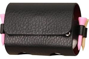 Casiler De Rangement De Balle De Golf en Cuir PU Portable Porte-Balle De Golf De Support De Poche De Rangement De Taille pour Accessoires De Golf De Sport