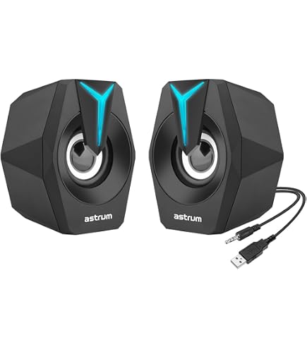 GENIUS Lautsprecher 2.0 SP-Q180 – USB, Iron Grey (Computermaus)