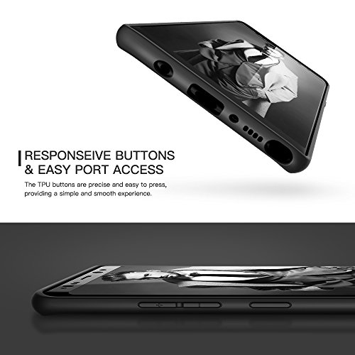 Samsung Galaxy Note 8 Funda  Myriann  Ultra Slim  Resistente a los Ara  azos Ligero Protector Contra la Espalda Funda para Galaxy Note 8  Negro 