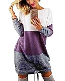 Herbst Winter Casual Loose Basic pullover, strickkleid damen winter, warm Winterkleider , strickpullover langarm damen