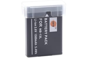 DSTE ELECTRON NB-13L Spare Battery Compatible for Canon PowerShot G5X G7X G9X, G7X Mark II, G9X Mark II, SX720 HS, SX620 HS