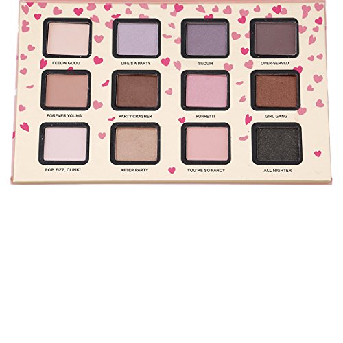 VWH 12 Farben Eye Shadow Lidschatten Palette Professionelles Makeup Set - 4