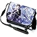 Produktbild miraclel Anime Cosplay Canvas Rucksack Messenger Bag Umhängetasche schwarz Seraph of the End 40cmx21cmx12cm
