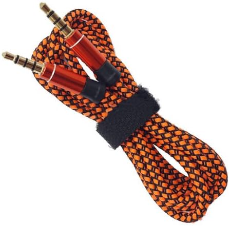 superioruk ZRL New 1.5m 3m 3.5mm Male to Male AUX Auxiliary Braided Cable Stereo Audio Adapters