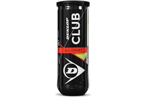 DUNLOP SPORTS Dunlop Tennis Ball Club All Court - for Clay, Hard Court and Grass