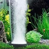 🐠【Accionado por una bomba de aire de 2W o más vatios】la piedra aireadora de 50mm es compatible con una manguera de 3mm, la salida de aire es de 1L/Min. Es importante notar que cuanto más hondo pongas la piedra en el agua podrías necesitar una bomba de aire de más vatios.
