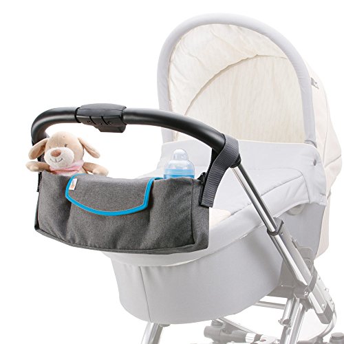 DIAGO 30071.75277 Deluxe Pram Organiser Grey/Blue