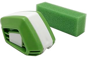 Triamisus Lame d'essuie-Glace Cutter Tondeuse Pare-Brise Outil de recreusage en Caoutchouc Outil de réparation de Lame d'essuie-Glace Essuie-Glace Universel pour Voiture - Vert 6.5X4.4X3.7Cm