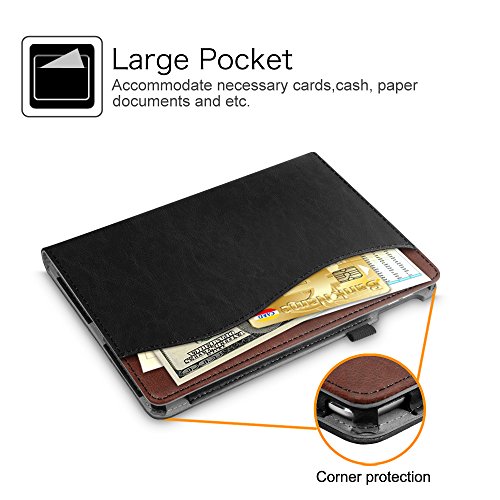 Fintie iPad 2 / 3 / 4 Hülle – [Eckenschutz] Multi-Winkel Betrachtung Folio Stand Schutzhülle Cover Case Tasche mit Dokumentschlitze, Standfunktion, Auto Wake / Sleep für Apple iPad 2 / iPad 3 / iPad 4 Retina Tablet, Schwarz - 5