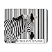 Produktbild BGLKCS Zebra in The Background As Barcode Gaming Mouse Pad Mat Home Office Mauspads Non-Slip Rubber Base