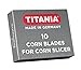 Titania Spare Blades for Slicer, Skin Card Pack of 1 x 18 g