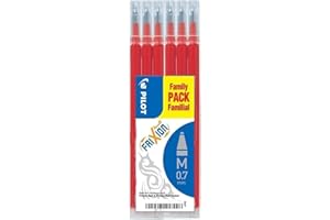 Pilot, LOT de 2 Sets de 3 Recharges Roller FriXion Ball Rouge