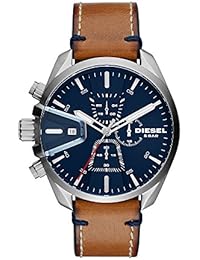 Diesel Reloj Cronógrafo para Hombre de Cuarzo con Correa en Cuero DZ4470