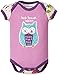 LBH by Hatley Baby Girls 0-24m Infant Envelope Neck One Piece Party Owls Bodysuit, Purple, 12-18 Months (Manufacturer Size:12)