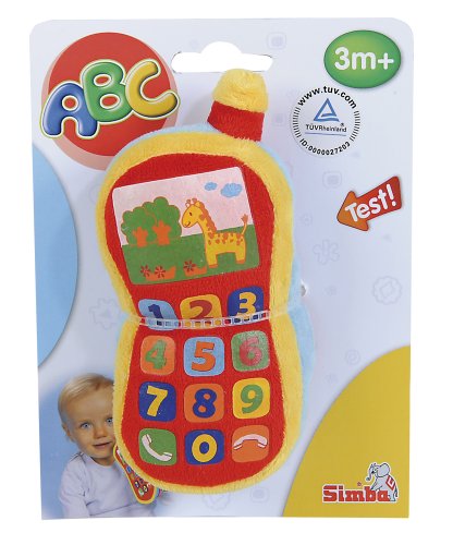 Simba 104012745 – ABC Plüschtelefon 21cm - 4