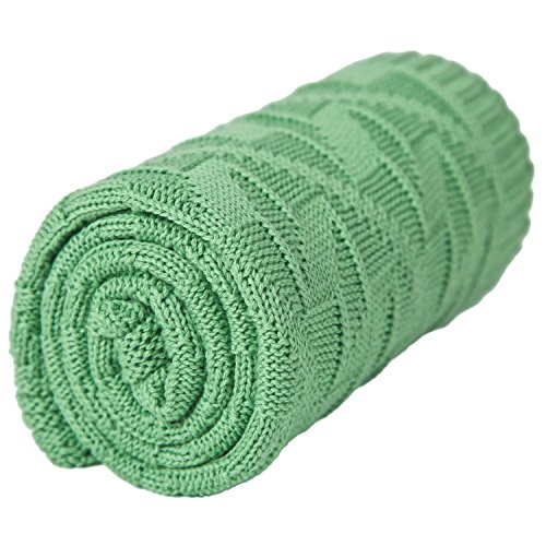 Sonnenstrick Blanket Knitted made from 100% Organic Cotton / Controlled Organic Cultivation / Made in Germany