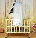 Scheppend Baby Cot Insect Nets Mosquito Nets + Holder(blue)