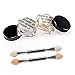 CINEEN 2 Box Mirror Nail Glitter Powder, Gold Silver Pigment Powder Nail Art Chrome, Shinning Nail Mirror Powder, Glitter Dust Powder Tip Decoration Nails Art, Beauty Makeup Cosmetics Tools Kit with 2Pcs Sponge Stick