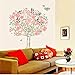 Produktbild Beilinheng Vinyl Blumen Wandbild Wandaufkleber Schlafzimmer Wohnzimmer Wandaufkleber Ausgangsdekor The Love Witness Der Baum Wandaufkleber Aufkleber 60X90 cm