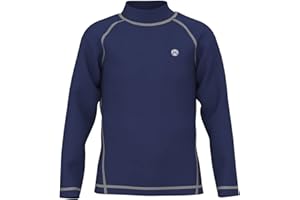 GENERIC HDTIYUYP Jungen UV Shirt Kinder - Schwimm Tshirt Kinder Badeshirt RashWeste Surfen Tshirt Schnelltrocknend Strand Shirt Wassersport Top