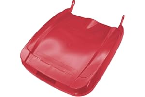 SULO Mülltonnendeckel Deckel für Mülltonnen in der Form Euro2 für Müllgroßbehälter MGB 120 Liter (rot)