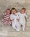 The Essential One - 3 Pack Baby Unisex Bright Sleepsuits Babygrows- Red - 9-12 Months - ESS131