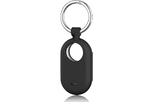 Oumida Fodral för Samsung Galaxy SmartTag 2 hänge, Samsung Galaxy SmartTag2 nyckelring helkropp reptålig silikon skyddande fo