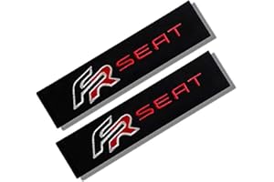 PROTREX UK Almohadillas para cinturón de seguridad estilo carreras. Par suministrado. Tarraco Mii Arona Ateca Ibiza Toledo Leon Alhambra Arosa Marbella Inca Altea Exeo