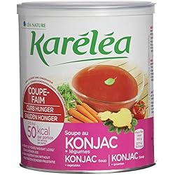 Karéléa soupe coupe-faim au Konjac et légumes Pot de 300g Lot de 2