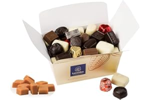 Belgian Chocolates, Luxury Leonidas Belgian Chocolates, Free Fudge Slab, Assorted Gift Box (500g Ballotin)