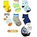 Produktbild Kit Sicherheit Primi Passi (10 Paar) bunte Socken für Kinder aus Baumwolle für Haus und Silo Sommer - Winterlack 1-3 Jahre Garantie - Kantenschutz aus Gummi - Eckig - transparent - Universal