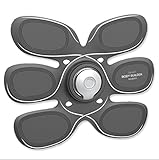 【Smart EMS Fitness】 Entrenador de abdominales para entrenamiento muscular y adelgazamiento corporal. Este entrenador muscular puede ayudar a tensar y fortalecer sus músculos, puede obtener una mejor figura corporal después del uso consecutivo de tóner abdominal durante aproximadamente 2 meses