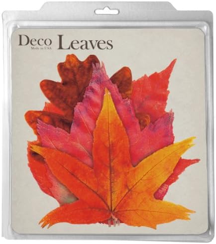 Euroquest Imports Fall Deco Parchment Leaves, Package Of 20
