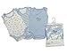 Baby Boys 3 Pack Sleeveless Env Neck Cotton Bodysuit Body Vest - Sizes NB-24 months -- 0-3