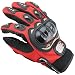 Produktbild DP Design® Handschuhe Moto Unisex mit Knöchelprotektor Motorrad Motocross Enduro rote