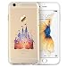 Produktbild Cartoon Splatter Movie Character Fan Art CLEAR Flexible Transparent TPU Cover Case for PLAIN Disney Castle-iPhone 6s (4.7") Zoll Schutz Hülle Schutzschale slim - PLAIN Disney Castle Zitat Themen Case in einzigartigem Design - Aus TPU Silikon / Hartplastik Zurück mit exclusivem Muster - Schale und Bumper in einem Transparent und klar mit HD Druck - schützt gegen Kratzer - Kappen für Anschlüsse gegen Schmutz und Staub