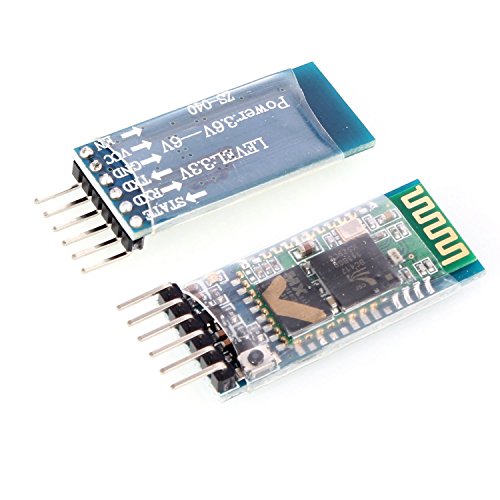 WINGONEER HC-05 drahtloser Bluetooth-Transceiver-Modul Slave und Master-RS232 mit 6 Satz-Kabel für Arduino - 2