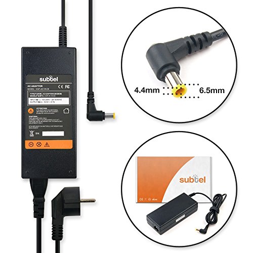 subtel® Qualitäts Netzteil (19.5V,92W) für Sony VAIO SVF14 Fit / SVF15 Fit (2.2m) Notebook Laptop Ladekabel - 2